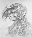 Head - Pencil on paper