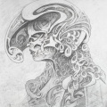Head - Pencil on paper
