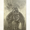 Phoenix - Pencil on paper 16 x 22.5" / 40.5 x 57 cm